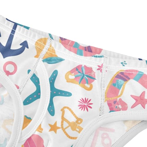 KLL Nautical Themed Simple Anchors Baby Boys Cotton Nighttime Underwear Breathable Children Panties4