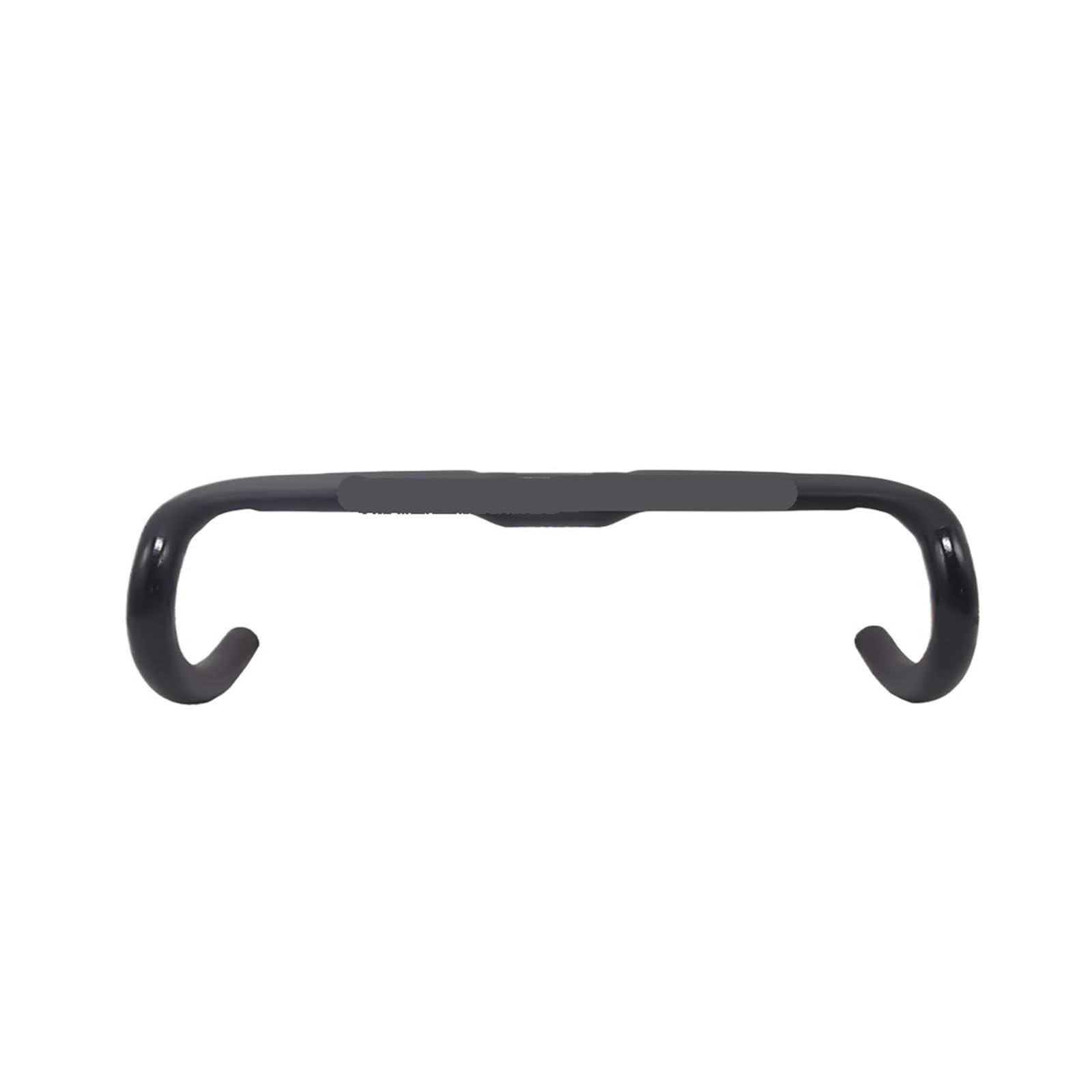 Manubrio per Bici da Strada T1000 360-420 mm Nero Opaco, Passaggio Cavi, Parte del Cockpit della Bicicletta