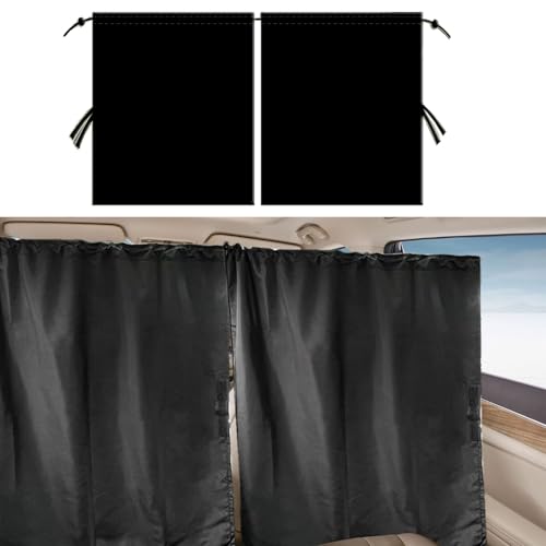 Car Privacy Divider Curtain Sunshade，Front and Rear Seat Partition Shade