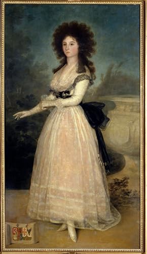 Impression d'affiches Toile Goya pour habiller un grand mur vide Portrait 60x90cm