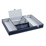 hermes ablage leder NACHTTISCH ORGANIZER: Dieses schwarze Ablage Tablett ist ideal zum Aufbewahren Ihrer Lieblings Gegenstände auf Ihrem Nachttisch. Jede Schale ist 35,3 cm lang und 24,2 cm breit sowie 3,9 cm dick.