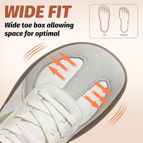 HOBIBEAR Wide Barefoot Shoes Hands Free Slip On Classic Retro Fashion Sneakers for Women Men - Image 4