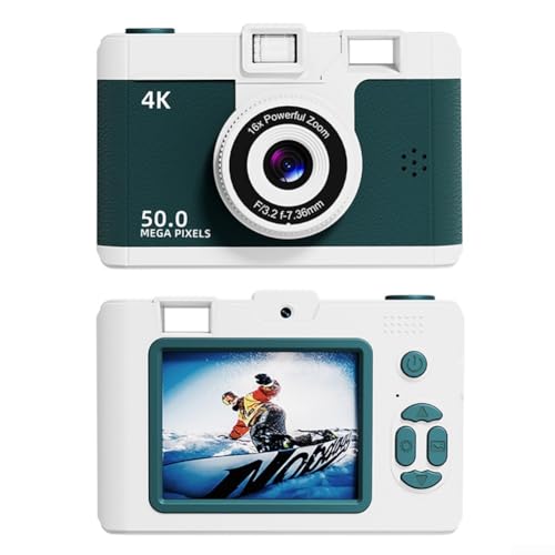 Appareil photo numérique 5K avec écran rabattable et zoom 16x performant