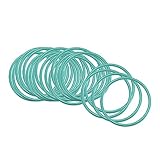 [Tamaño]: diámetro exterior de 12mm (0,47 pulgadas), diámetro interior de 10mm (0,39 pulgadas), diámetro de sección transversal de 1mm (0,04 pulgadas)