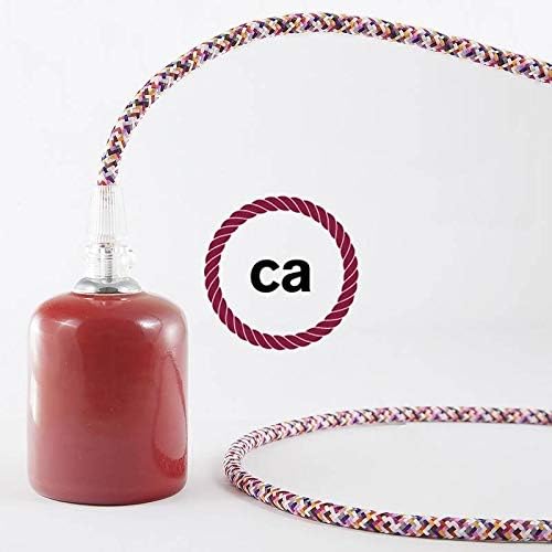 CA Creative Cables Pixel Pink Covered Round Electric Cable 3x18 AWG - RX00-164ft, 3 x 18 AWG