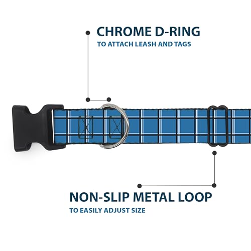 Collier réglable 16-58,4 cm Buckle Down à clip plastique robuste - 6