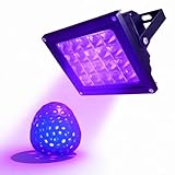 FUNGDO 365/395/405nm UV Curing Light–Mixed Spectrum & Adjustable Spotlight for Post-Processing of SLA/DLP/LCD Resin 3D Printer Models, Shoe Icing,UV Epoxy Art & DIY Projects