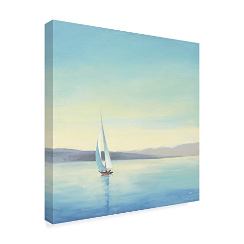 Trademark Fine Art WAP05422-C2424GG Heading Home Sailboat by Julia Purinton, 24x24, Multicolor by Trademark Fine Art - Image 2