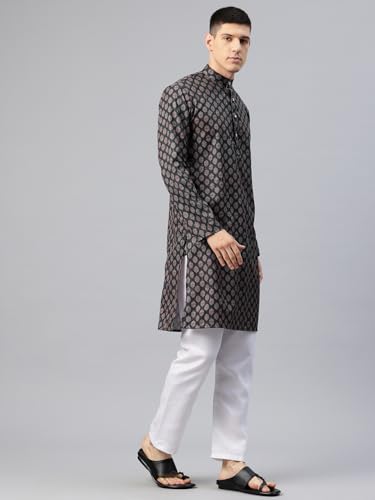 Image of Luxrio Kurta Set for Men Cotton Blend Kurta with Pyjama Set Ethnic Set