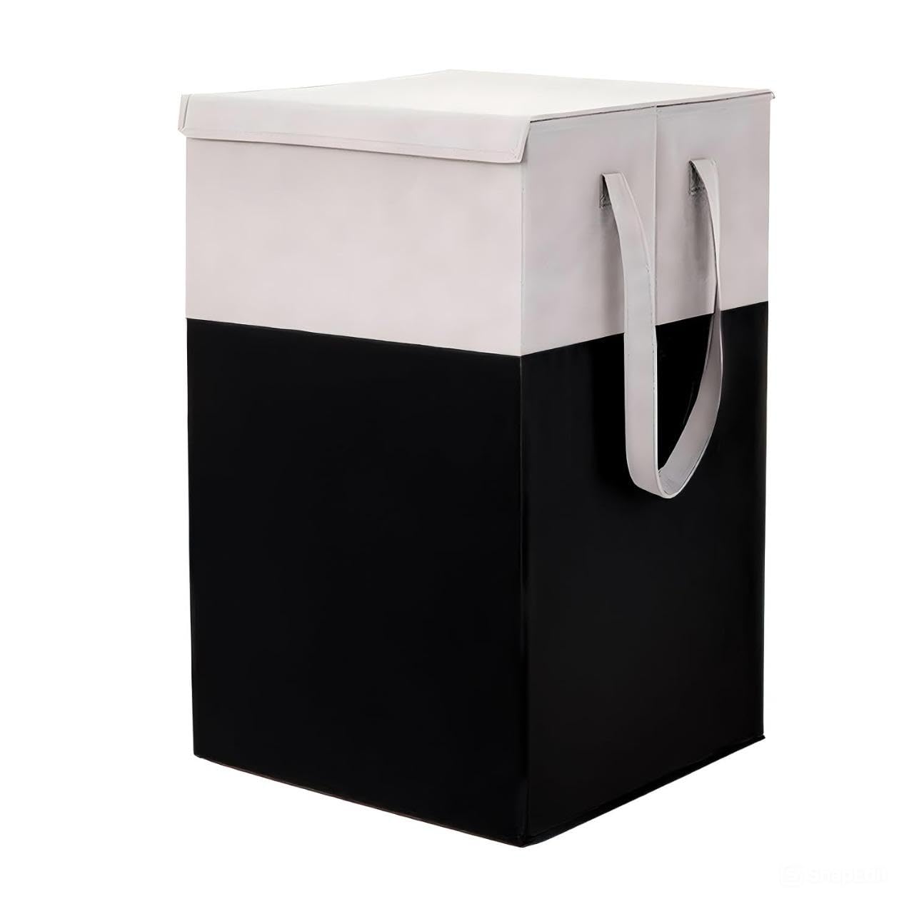 Ink Craft 75L Large Laundry Basket with Lid – Foldable Dirty Clothes Hamper & Cloth Storage Bin, Multipurpose Laundry Bag & Clothes Organizer for Bedroom, Bathroom & Home (1, Grey)-image-33