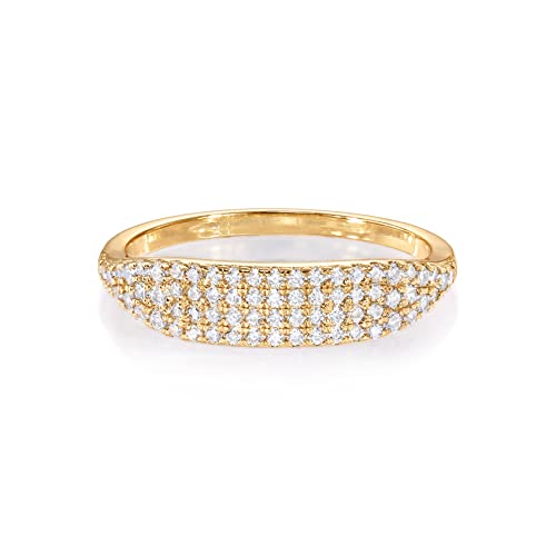 Pavoi 21C-R05 Stackable Ring (Yellow Gold, 7) #TOP2