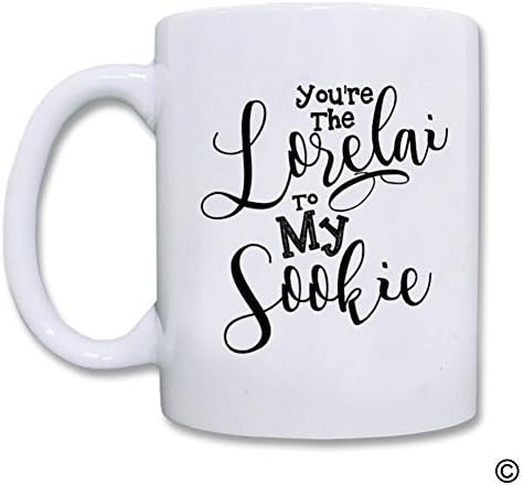 Artswow White Mug You're The Lorelai To My Sookie Funny Coffee Mug 11oz Ceramic Tea Cup