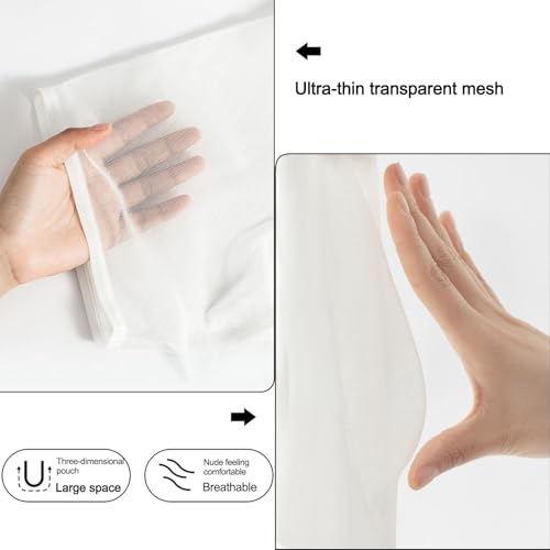 Men's Ice Silk Sexy Mesh Boxer Briefs Ultra-Thin Transparent Breathable Hollow Underwear3