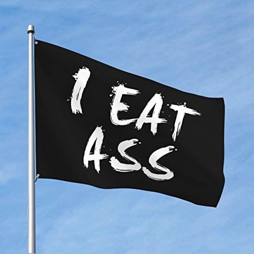 I Eat Ass drapeau drôle pour soirée étudiante et décoration murale de chambre