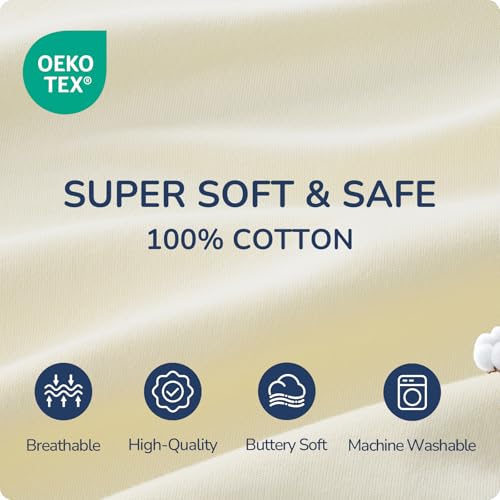 Image of 2.5 Tog Baby Sleep Sack 3-6 Months, Supersoft Quilted Cotton Thermostatic Toddler Sleeping Sack for Babies Infant, 2-Way Zipper Warm Comfy Baby Wearable Blanket