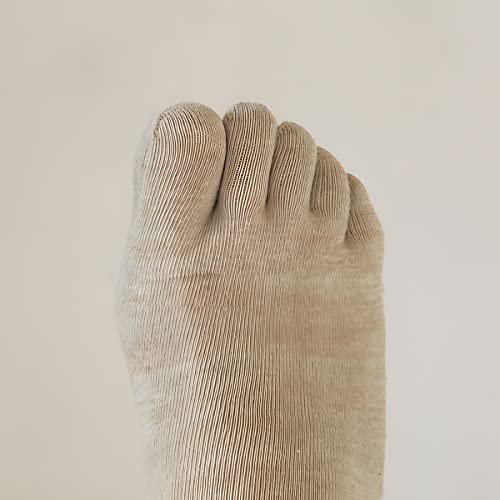 Organic Cotton Toe Socks for Men Split Athletic Bunion Spacer Foot Alignment Individual Separator Socks2