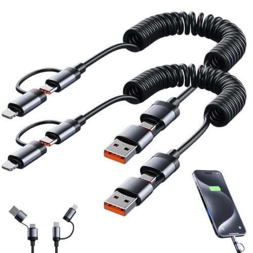 Car Carplay Cable for Hyundai Grand i10 i20 i30 (Fastback N),USB A to Type C Fast Charger Cord,Fast USB Type C Charging Cable,100W Fast Charging Cable,for iPhone Samsung,2 Pack