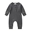 F-long Sleeve Romper Gray