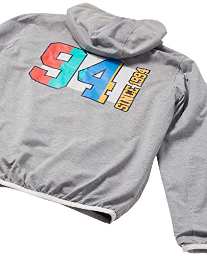 Jaqueta Corta vento Playstation, Banana Geek, Adulto unissex, Preto/Cinza, P