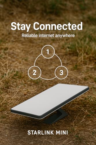 Spaces X Starlink Mini Portable Satellite Internet Kit, High-Speed Low-Latency, Compact 4th Gen Antenna - Image 6