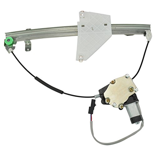 Image of TRQ Rear Left Power Window Regulator & Motor Assembly Drivers Side | For 2001-2004 Jeep Grand Cherokee