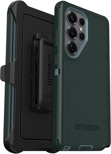 OtterBox Samsung Galaxy S25 Ultra (Only) - Defender Series Case - Sagebrush (Green) - Holster Clip Included Rugged & Durable with Port Protection Wireless Charging Compatible Non-Retail Packaging