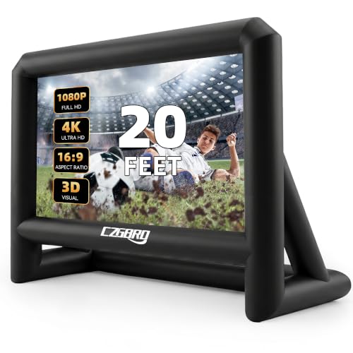 Image of CZGBRO Inflatable Movie Screen 20FT Inflatable Projector Screen for Outside