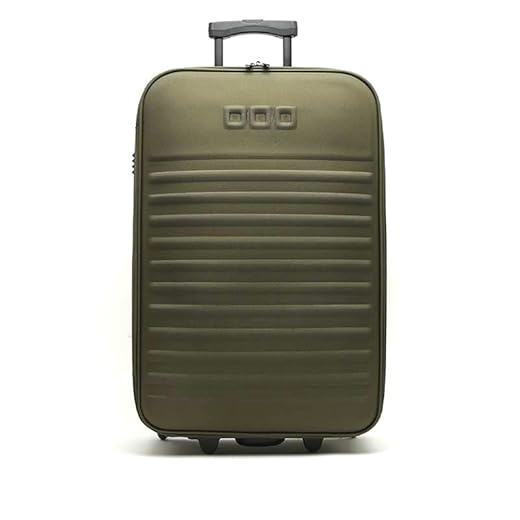 MISAKO Maleta Grande de Viaje Lili Unisex | Maleta de Nylon Semirígida | 76x44x24cm | Maleta Grande para Viajes | 2 Ruedas | Ligera