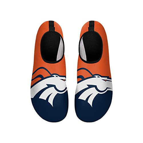 Image of FOCO NFL Mens Nflteam Logo Barefoot Beach Pool Quick-Dry Aqua Yoga Water Shoes
