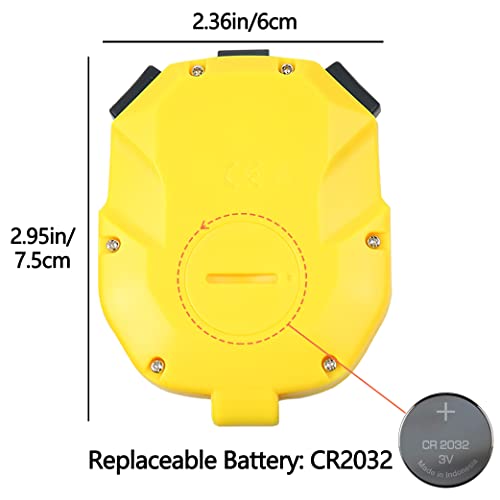 Zctimyi Sports Stopwatch Timer 10 Lap Split Memory Recall Stopwatch With Countdown Timer, Shockproof Digital Stopwatch For Coaches Referee Running Swimming Sports Training #TOP4