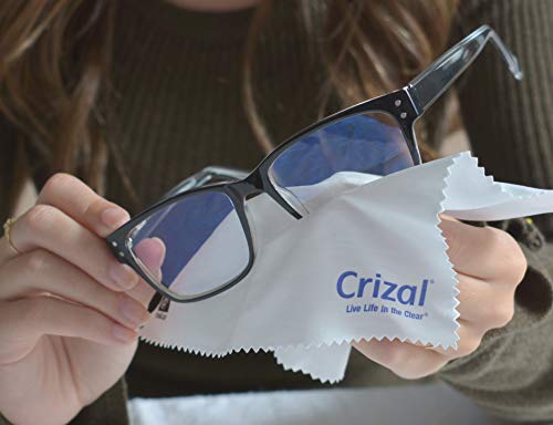 Crizal Eyeglass Lens Cleaner Kit, Doctor Recommended for Anti Reflective Lenses and Coating, 2oz Crizal Spray w/Crizal Microfiber Cloth, 1pk