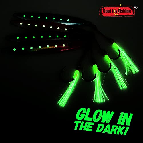 Capt Jay Fishing Saltwater Jigs Speed Jigging Slow Jigging Pitching Lures,Vertical Jigging Artificial Lures Jigging Lure Fishing Jigs  thumb #4