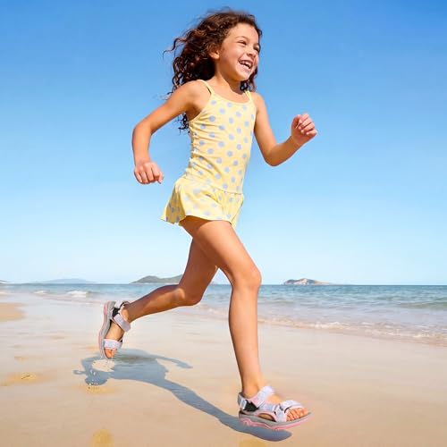 Image of DREAM PAIRS Boys Girls Sandals Kids Adventurous Light-Weight Adjustable Straps Summer Water Shoes (Toddler /Little Kid /Big Kid)