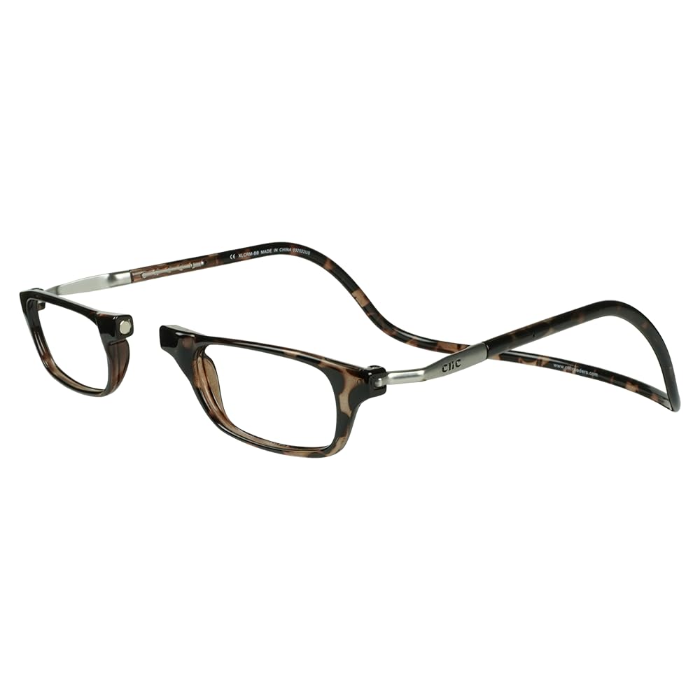 Clic Magnetic Reading Glasses for Men or Women, Computer Readers, Original Long
