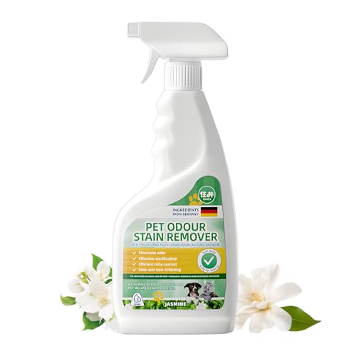 Pets Eliminador de olor a orina 500 ml, limpiador enzimático, uso versátil, adecuado para perros, gatos y otros animales pequeños