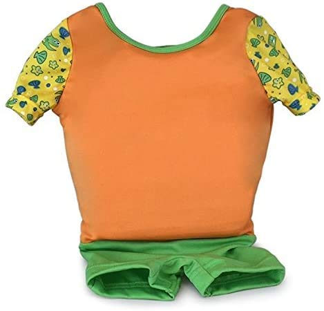 Kids Stuff Body Glove Swim Training Float Orange Suit Medium/Large 33-55 lbs