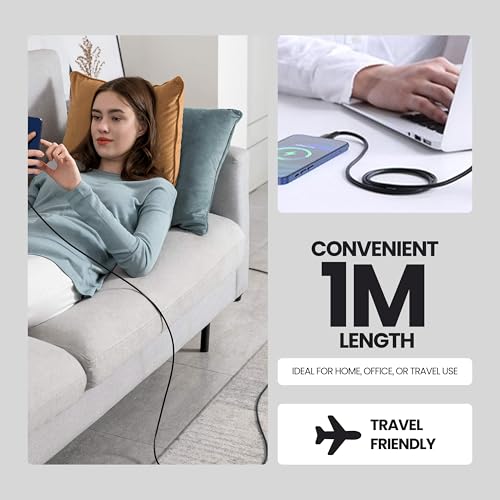 Image of Nextech Sync & Charge USB-C to 8 Pin Cable | Fast Charging & Data Transfer | Compatible with iPhone, iPad | Lightning Cable iPhone, iPhone Charger Wire, Data Cable, Fast Charging Cable