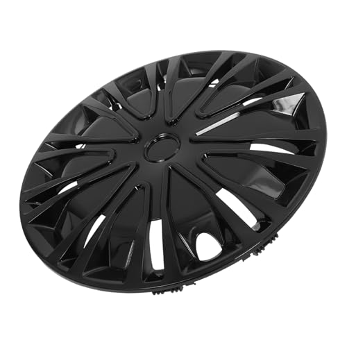 Enjoliveurs 15 pouces universels GALPADA en PP noir et argent pour jantes de voiture