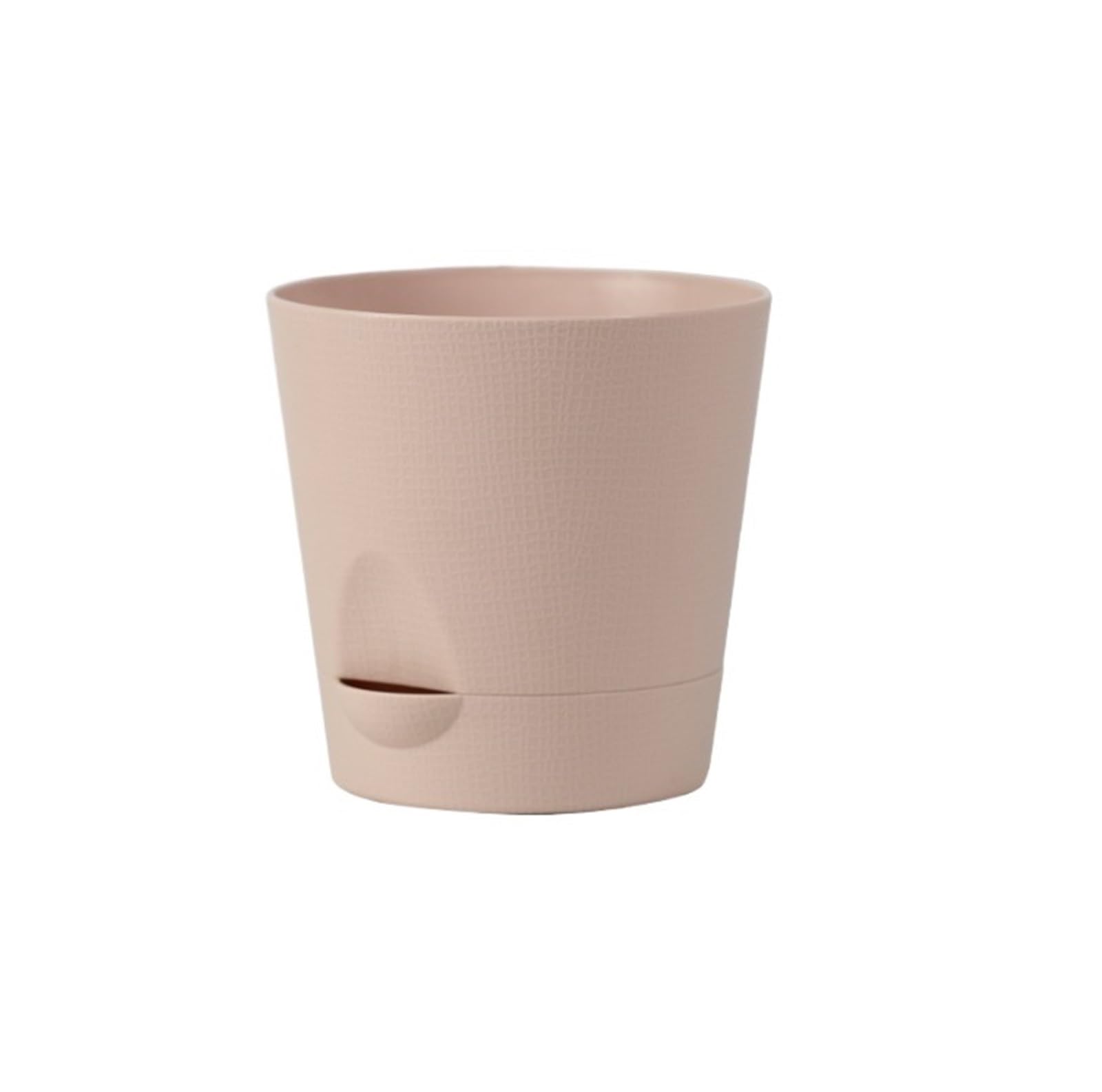 JUAKSQZYI Self-Watering Planters with Drainage Hole Plastic Succulent Flower Pot for Indoor and Outdoor Decorative(Pink)