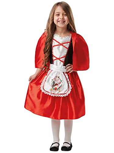 Rubies 641195M Official Red Riding Hood Book Day Character Costume Kids Medium (Height 116 cm Age 5-6) Halloween