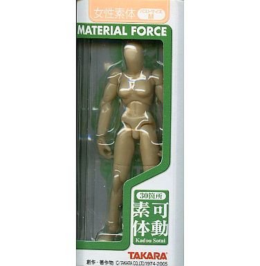 ミクロマン マテリアルフォース ML-17 ミクロレディ コリーヌ 女性素体 肌色 バストサイズM(トイザらス限定)のサムネイル