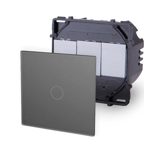 Luxus-Time Point Touch Innenleben Wechselschalter Lichtschalter Wandschalter Modul für UP in Grau