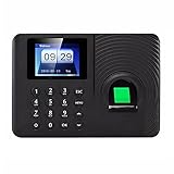 YoTmake Intelligent Biometric Fingerprint Time Clock, Face Recognition Attendance Machine 2.4 inch T