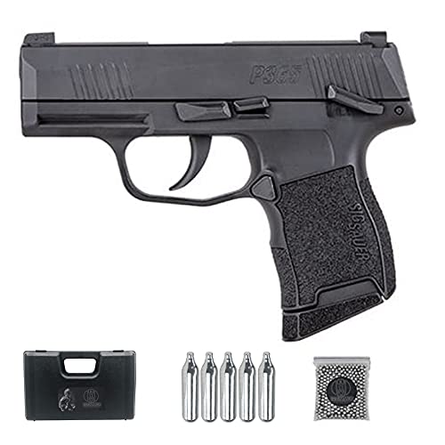 Pistola de balines P365 blowback | Arma Tipo Sig Sauer semiautomática Calibre 4,5mm (perdigones: Bolas BB's de Acero)