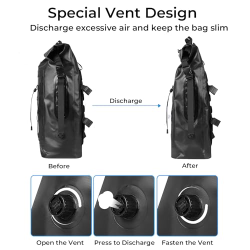 AFISHTOUR 25L Floating Roll-Top Backpack