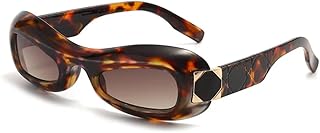 Gafas de sol redondas para mujer, estilo vintage, para hombre, color blanco