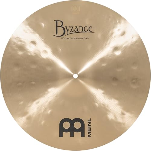 Byzance 16' Traditional Extra Thin Hammered Crash — MADE IN TURKEY — Hand Hammered B20 Bronze...