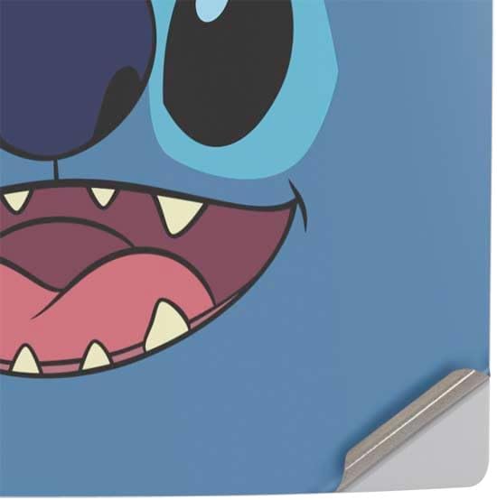 Skinit Decal Gaming Skin Compatible with PS5 Slim Disk Console - Officially Licensed Disney Lilo and Stitch Close Design