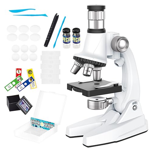 Compagno portatile per la scoperta: dotato di campioni pronti all'uso e confezionato come kit completo, questo set di microscopi per principianti consente alle giovani menti di esplorare comodamente le meraviglie della scienza, promuovendo esperienze di apprendimento interattive sia all'interno che all'esterno