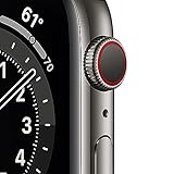 Apple Watch Series 6 (GPS + Cellular, 44 mm) Edelstahlgehäuse Graphit